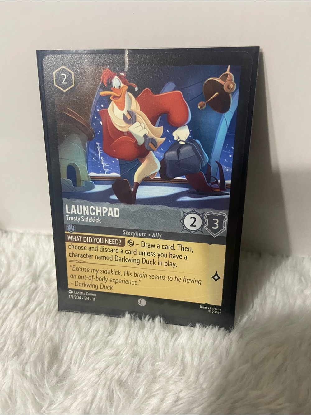 Lorcana Launchpad - Trusty Sidekick (#177/204) from the Winterspell (Set 11)